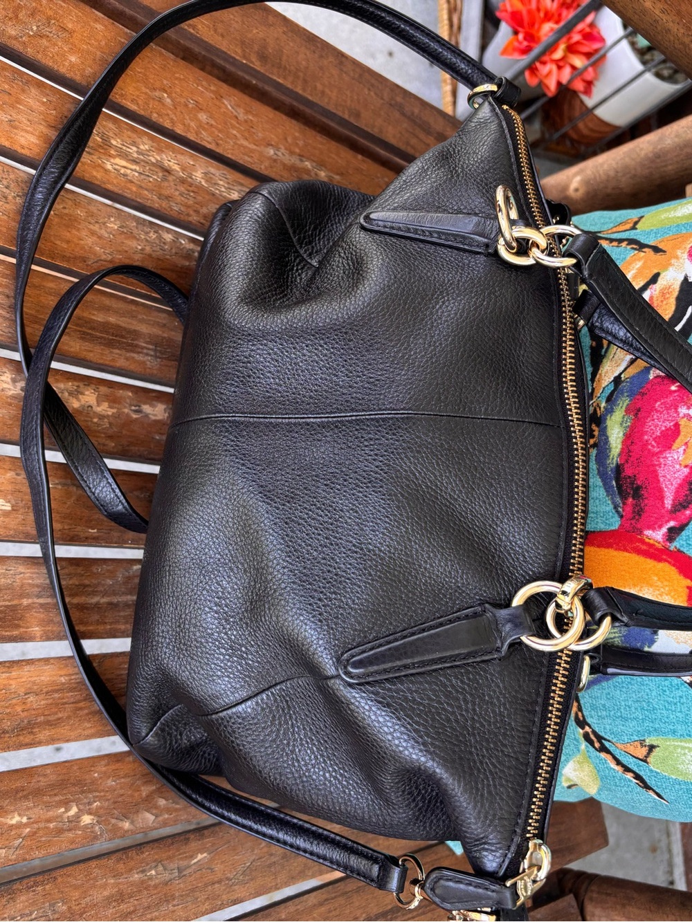 Authentic coach, small Kelsey satchel black - Picture 5 of 11